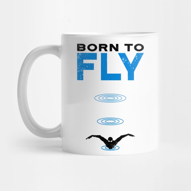 Born to Fly Mens Swimming by atomguy